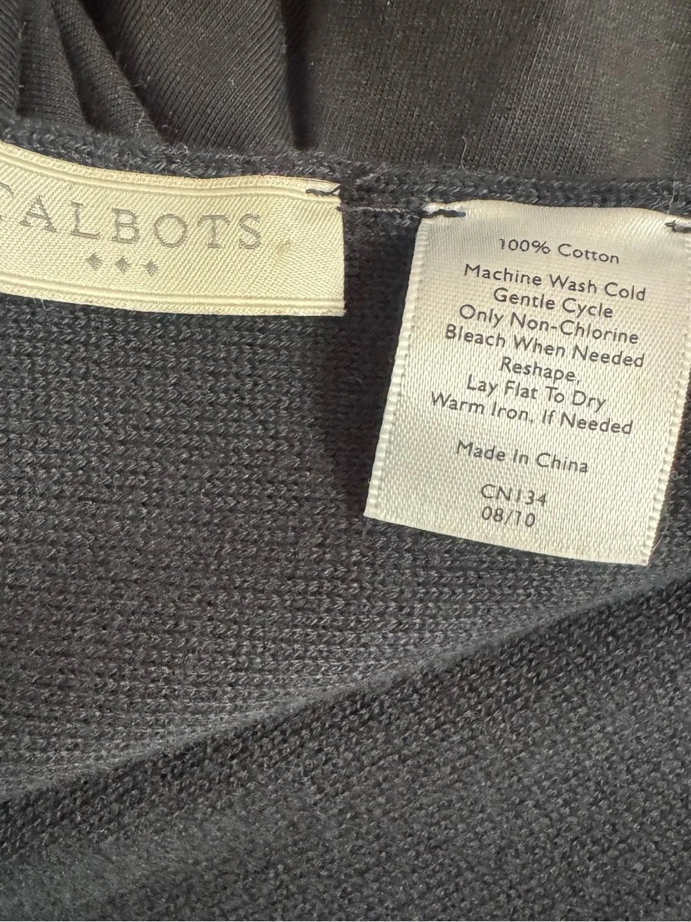 Talbots Black Argyle Knit Scarf with Red and White Diamonds